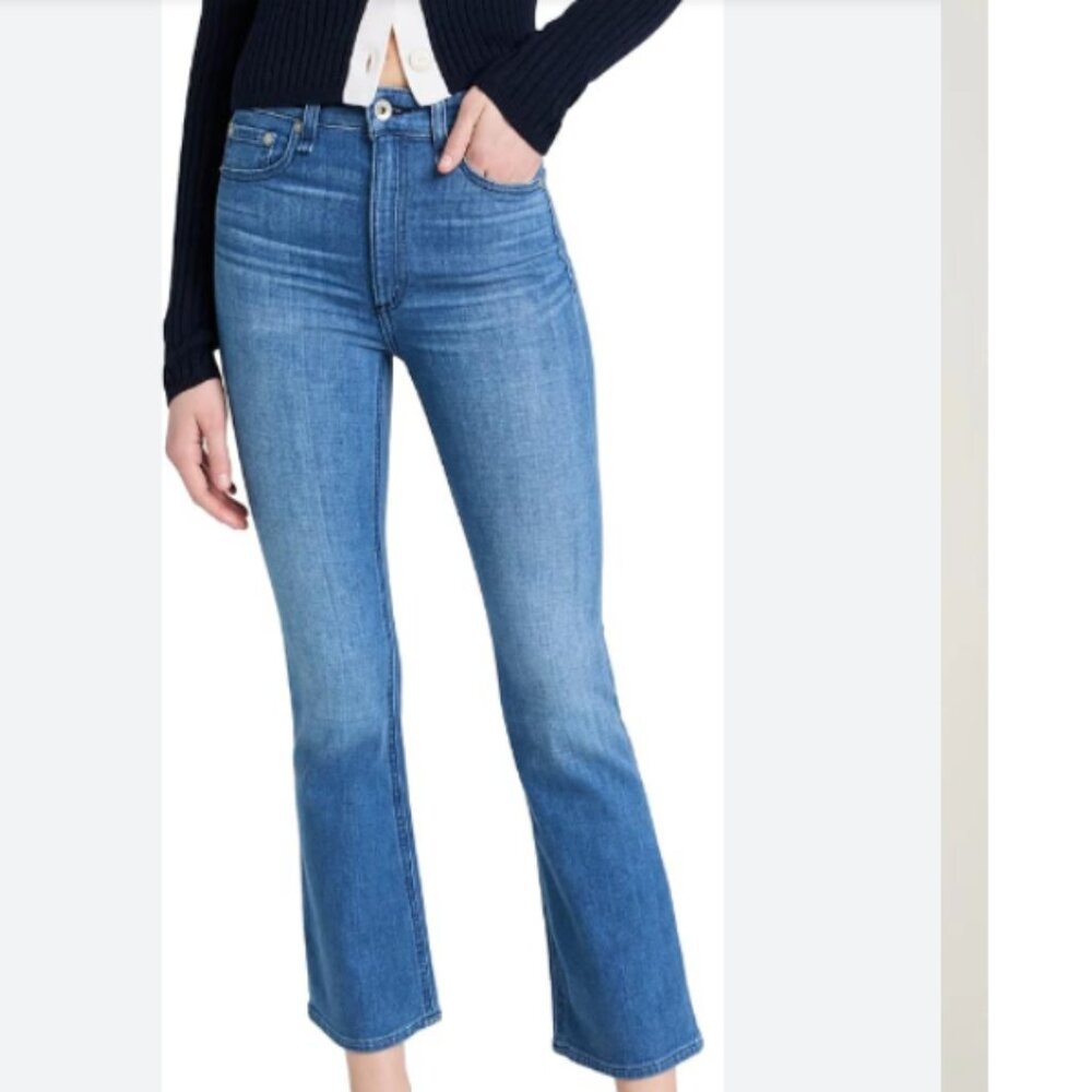 Rag & Bone Nina High-Rise Bootcut Jeans – Poppy Wash | Size 30